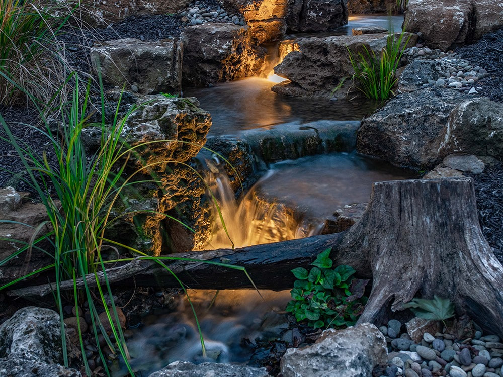 Atlantic Professional Pond Contractor LED Water Feature Lighting Installations